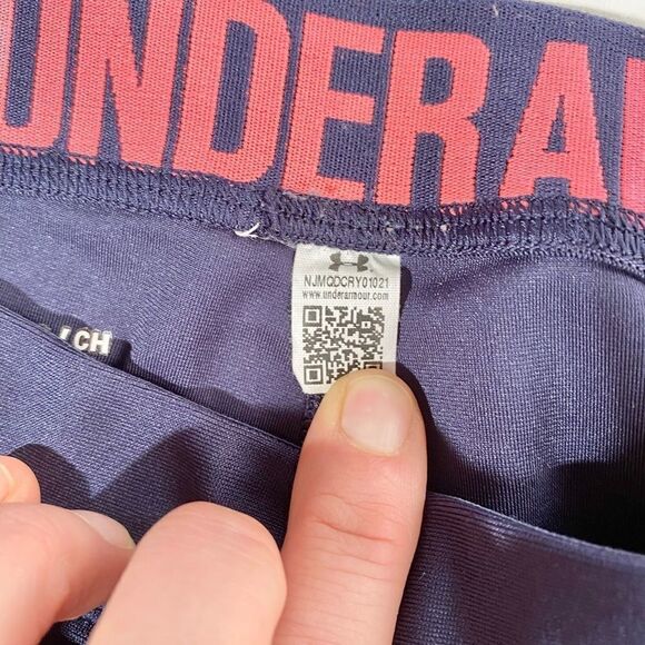 Under Armor navy compression leggings (102) - Picture 5 of 7